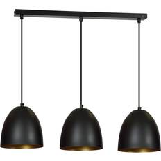 Lenox Lamper Lenox 3 Sort Guld Pendellampe E27 230V Pendel
