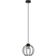 Ajax Lamper Ajax Sort Guld Pendellampe GU10 230V MAX 8W Pendel