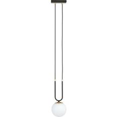 Emibig Loftlamper Emibig Glam 1 Sort Opal Pendellampe Ø15 cm E14 230V Pendel