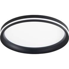 Fabas Luce Isy LED Lamp 35 cm Black Ceiling Flush Light
