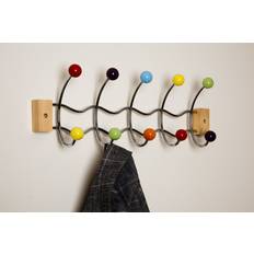 Deluxe Wall-Mounted Hanger 10 Hooks