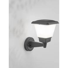 Utomhusvägglampa Lena Mörkgrå Metall E27 27 cm