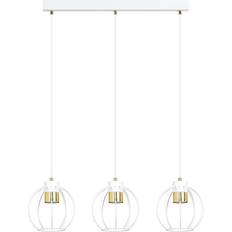 Ajax Lamper Ajax 3 Hvid Guld Pendellampe Ø18 cm GU10 230V Pendel