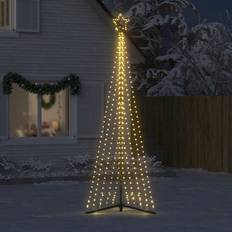 vidaXL LED Juletræ 495 LEDer 300.5 cm Varmt Hvidt Lys Juletræslys