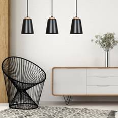 Belysning Bolero 1 Svart E27 230V Pendellampa