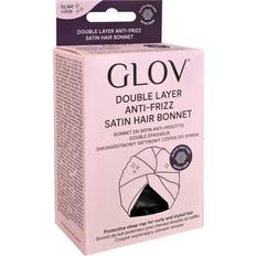 Bonnetter GLOV Double Layer Anti-Frizz Satin Hair Bonnet Black