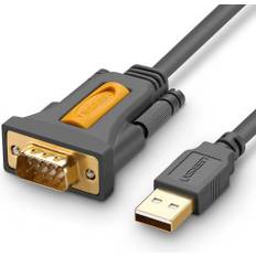Kablar Hpa Adapterkabel USB-A DB9 RS-232 1.5m Grå