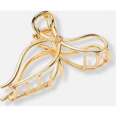 Montini Hårprodukter Montini Guldfärgad Rosett Hårklämma 7.5 cm