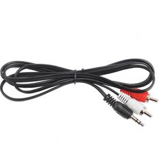 3.5mm Stereo Male Interface To 2 RCA Female Cable