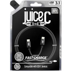 Type C To Type C Black Cable 2M