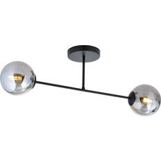 Emibig Loftplafonder Emibig Roma 2 Sort Grafit Loftslampe Ø14 cm Loftplafond