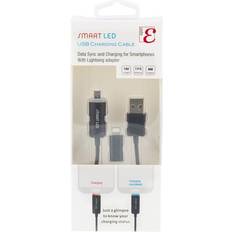Kablar EPZI Smart LED USB Synk Laddarkabel 1m