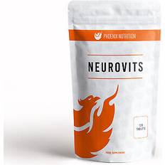 Phoenix Nutrition Neurovits Methyl Folate Tablets 400mcg P-5-P Vitamin B12 500mcg