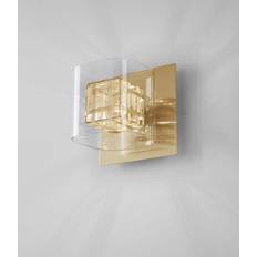Avignon 1 Light Gold Crysta