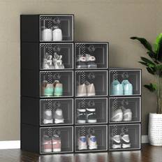 DWVO XX-Large 12 Pack Storage Boxes Shoe Rack