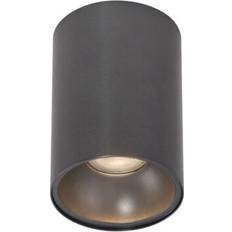 QAZQA Spotlights QAZQA Modern Recessed Gunmetal GU10 50mm Deep Spotlight
