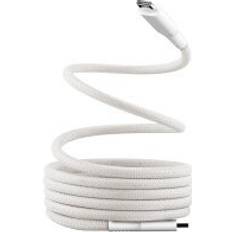 T'nB Magnetisk USB-C til USB-C Kabel 1.5m 60W Hvid