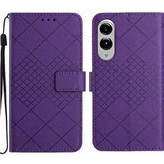 Flip Case for Galaxy S25 Edge Diamond Embossed Wallet