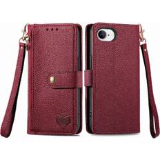 Iphone 16e GANGXUN iPhone 16e Leather Case Love Wallet