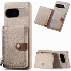 Mobile Phone Accessories GANGXUN Google Pixel 9 Pro Zipper Wallet Case