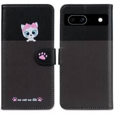GANGXUN Google Pixel 7a Leather Case Flip Cover