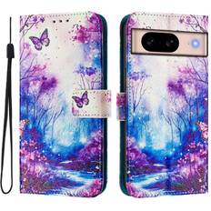 GANGXUN Compatible Google Pixel 8a Pattern Flip Cover
