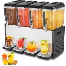 Drikkedispensere VEVOR Commercial Beverage Dispenser 12L x 4 Tanks Drikkedispenser