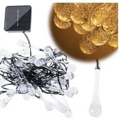 Pricenet Solar Icicle Garden Lights 6.5m 30LED Warm White Ground Lighting