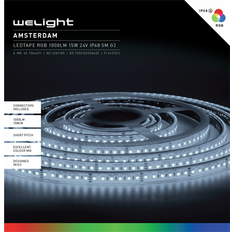 Welight LED List 15W 24V RGB 5m IP68 Ljuslist