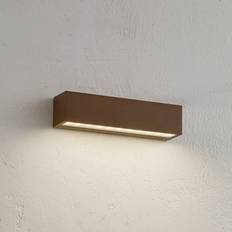 Skrivbordslampor Vägglampor Lucande LED Utomhusvägglampa 25 cm Brons Väggarmatur