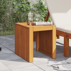 VidaXL Sidobord vidaXL Trädgårdsbord 43x36x40 cm Massivt Trä Teak Sidobord