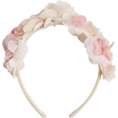 Polyester Accessories H&M Satin Alice Band with Flowers - Light Pink/Floral (1213515004)