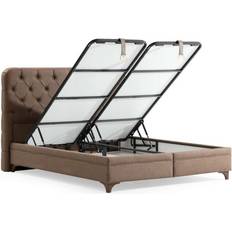 Päädyt Linento Yhden Hengen Sängynpääty 90x190 cm Ruskea