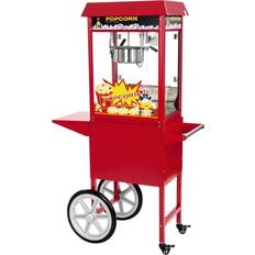 Macchine per popcorn Macchina Popcorn Professionale Rossa 1600 Watt Carrello