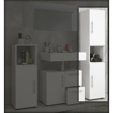 VCM Armadietto Bagno Mobili Legno Flandu