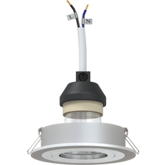 Röda Spotlights vidaXL Inbyggda Spotlights 24 St Runda GU10 Silver Ø91 mm Spotlight