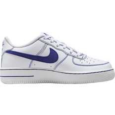 Nike Air Force 1 LV8 GS - White/Deep Royal Blue