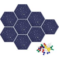 Felt Hexagon Bulletin Board 20 Pins