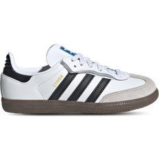 adidas Samba OG Comfort Closure Elastic Lace Shoes - Beige/Negro/Gum