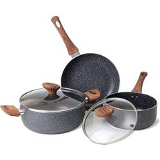 nuovva - Cookware Set with lid 5 Parts