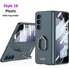 BOSHENG Style16 Green Tempered Glass Case For Z Fold5