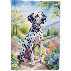 Garden & Outdoor Environment Carolines Treasures Dalmatian Spring Path House Flag 40 x 28 in