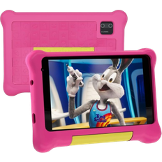 Ainmel Kids Tablet 7 inch, Android 13 Tablets for Kid, 5GB RAM+32GB ROM 128GB Expand, Parental Control, Kids Software Pre-Installed, Dual Camera, Android Learning Tablet with Proof Case (Pink)