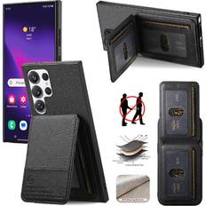 GANGXUN Samsung Galaxy S23 Ultra Leather Rfid Case