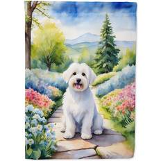 Garden & Outdoor Environment Carolines Treasures Coton Tulear Spring Path House Flag 40 x 28 in