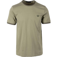 Fred Perry Men's Twin Tipped T-shirt - Olive Mint/Night Green