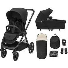Oxford Essential Pram Bundle Twillic Black