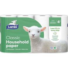 Lambi Toilet- & Husholdningspapir Lambi Køkkenrulle 2-lags - 20stk