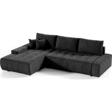 Beautysofa Draco Dark Gray Sofa 265cm 5 Seater