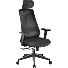 Wiltec Ergonomic Black Office Chair 125cm